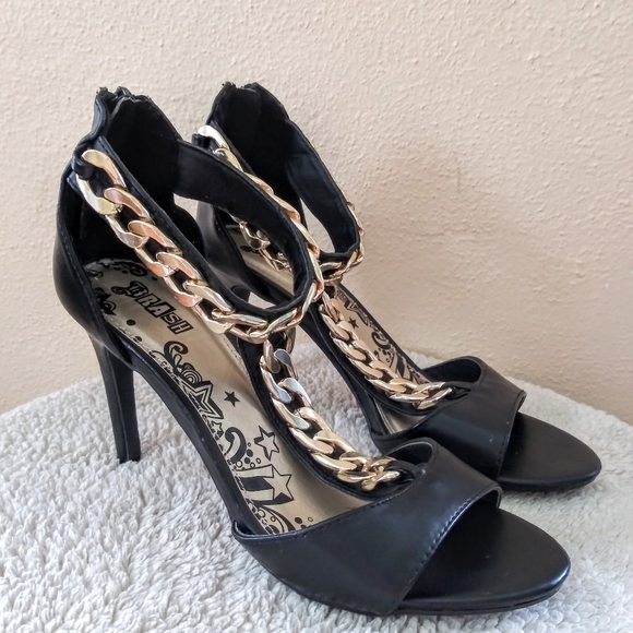 brash black heels